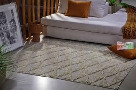 Tapete Sala Relevo Jazz Perola/ Cinza 1,50 X 2,00 Des 13