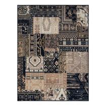 Tapete Sala Renaissance Aveiro Bege Azul 200x250 Patchwork Tapete Sala Renaissance Aveiro Bege Azul 200x250 Patchwork