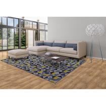 Tapete Sala School Caleidoscopio Azul 2,00x2,50 São Carlos