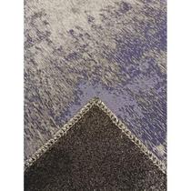 Tapete Sala Sem Pelo Abstrato azul 200x250 Antiderrapante