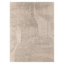 Tapete Sala Sisal Eco-nature Roat 77 Bege-chumbo 1,50x2,00m
