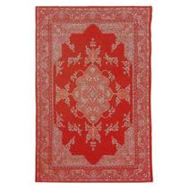 Tapete Sala Tabriz Vermelho 100X150 Cm Classico Tipo Belga