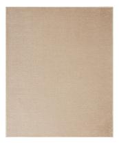 Tapete Sala Viena Liso 250x300 Cm Bege Areia Alto Relevo