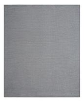 Tapete Sala Viena Liso 250x300 Cm Cinza Grafite Alto Relevo