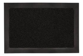 Tapete Sanitizante Antibactéria 38cm X 58cm Preto Entrada