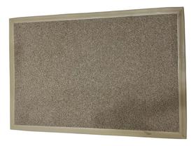 Tapete Sanitizante Kapazi Bege Com Borda 5cm 90 X 130cm