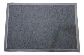 Tapete Sanitizante Kapazi Cinza Com Borda 5cm 90 X 130cm
