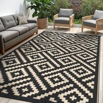Tapete Sarben Outdoor 183x274cm Tapete de pátio reversível impermeável