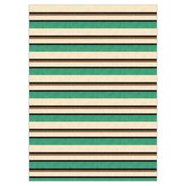 Tapete Saturs Moderno Listrado Verde 140 x 200 cm Tapete para Sala e Quarto