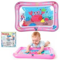 Tapete Sensorial Inflável De Água Para Bebê Tema Fundo Do Mar Antialérgico