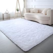 Tapete Shag Area CAIYUECS, pelúcia macia e macia 180x270cm, branco