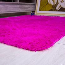 Tapete Shaggy Macio Sala e Quarto Peludo Felpudo 1,00 X 1,40 Luxo