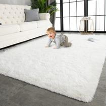 Tapete Shaggy TWINNIS Super Soft Fluffy 180x270cm branco creme
