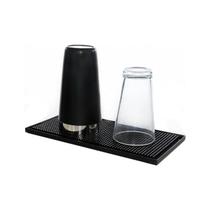 Tapete Shaker Mat Bar Esteira Borracha Preto 30x15cm