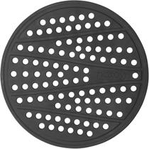 Tapete Silicone Air Fryer Redondo Cinza Escuro Tapete Silicone Air Fryer Redondo Cinza Escuro