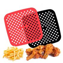 Tapete silicone airfryer forro fritadeira antiaderente quad - Unyhome