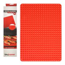 Tapete Silicone Culinário Assadeira Antiaderente Esteira Antigordura p/ Cozinha Forno Pizza Frango Assado Pão de Queijo Churrasco