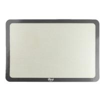 Tapete Silicone - Retângulo - 30x40Cm Br/Cz - Com Fibra De Vidro - 1 unidade - Cromus Linha Profissional Allonsy - Rizzo