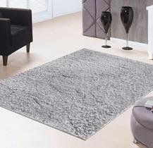 Tapete silky light Lancer sk-03 cinza 1,00 m x 1,50 m