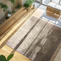 Tapete Sisal Bege Sala Quarto 150x200 Tecido Sintético Liso