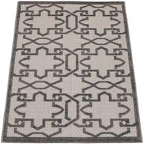 Tapete Sisal Mesclado Soft Alto Relevo Geométrico 1,00 x 1,40m