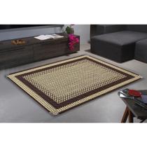 Tapete Sisal Sala Quarto 1,00X1,50 Antid. Marrom S-590
