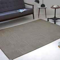 Tapete sisal sem pelo 1,50x2,00 100% antiderrapante sala fazenda pousada decorativo não risca o piso-551-mescla