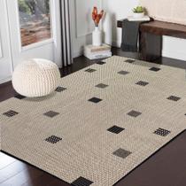 Tapete Sisal Sisllê Sala e Quarto 150x200 Limpa Fácil