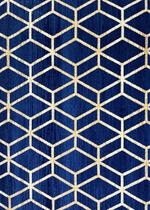 Tapete Smart Para Sala 190x280 3255 X31 ladrilho azul