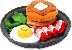 Tapete Snuffle para cães, brinquedo HUOGUO Squeaky Puzzle com formato de brunch, brinquedos interativos para cães incentivam habilidades naturais de forrageamento Tapete Snuffle para cães, brinquedo HUOGUO Squeaky Puzzle com formato de brunch, brinquedos interativos para cães incentivam habilidades naturais de forrageamento