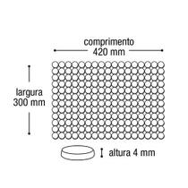 Tapete Super Aderente Antiderrapante Para Banheiro 42x30