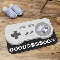 Tapete Super Geek Nerd Gamer 60x40cm Estampado para Quarto Sala 100% Poliester