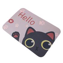 Tapete Superabsorvente de Secagem Rapida Antiderrapante Retangular Estampado mODELO:Gato Tapete Superabsorvente de Secagem Rapida Antiderrapante Retangular Estampado mODELO:Gato