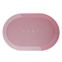 Tapete Superabsorvente Secagem Rapida Antiderrapante - Rosa