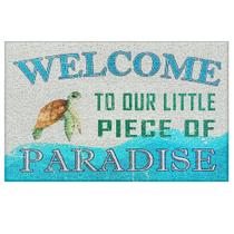 Tapete Supwhd Beach Sea Turtle Door Mat 43x76 cm Coastal