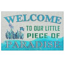 Tapete Supwhd Coastal Beach Door Door Mat 43x30 cm PVC