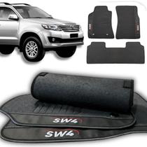 Tapete SW4 2005 a 2015 Borracha Premium Traseiro Inteiriço 3 Pçs Kit completo