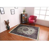 Tapete Tabriz Bege Indiano 140X200 Cm Tipo Persa Belga 53