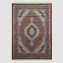 Tapete Tabriz Mahi Vermelho Indiano 2X2.5 M Tipo Persa Belga
