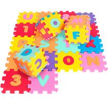Tapete Tamame Infantil Castelinho Alfanumérico 9x9x Colorido