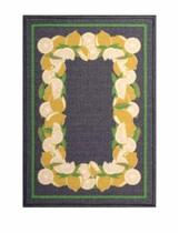 Tapete Tapetinho Cozinha Antiderrapante Limão Kacyumara