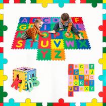Tapete Tatame Atividades Eva Tatame Bebê Infantil Térmico Alfabeto