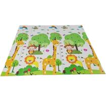 Tapete Tatame Bebê Infantil Dupla Face Emborrachado Dobrável Impermeável Portátil 180x120cmx8mm - Girafa / Trem Tapete Tatame Bebê Infantil Dupla Face Emborrachado Dobrável Impermeável Portátil 180x120cmx8mm - Girafa / Trem
