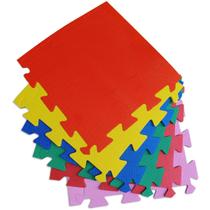Tapete Tatame Borracha Colorido Kit 4 Placa 50x50 10mm Colorido com Bordas Piso Conforto Infantil Térmico Tapete Tatame Borracha Colorido Kit 4 Placa 50x50 10mm Colorido com Bordas Piso Conforto Infantil Térmico