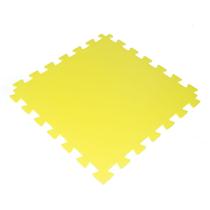 Tapete Tatame EVA 100x100x2cm 20mm Escola a sua Cor Amarelo