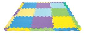 Tapete Tatame Eva Infantil 9pçs 32x32cm 10mm Borda Onda Tapete Tatame Eva Infantil 9pçs 32x32cm 10mm Borda Onda