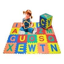 Tapete Tatame Eva Infantil Letras Emborracha 26pc 8mm Grosso 99-TOYS