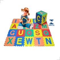 Tapete Tatame Eva Infantil Letras Emborrachado 26pcs Grosso