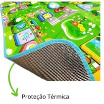 Tapete Tatame Infantil Dobravel Grande Quarto Bebê 1,80 x 2,00