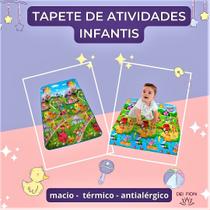 Tapete Tatame Infantil Emborrachado Dobrável Macio Térmico